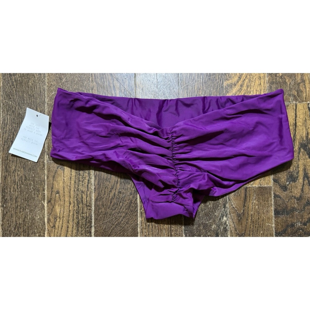 Fused Hawaii Bikini Bottom Size XL Swimwear Mangosteen Purple Kona NWT